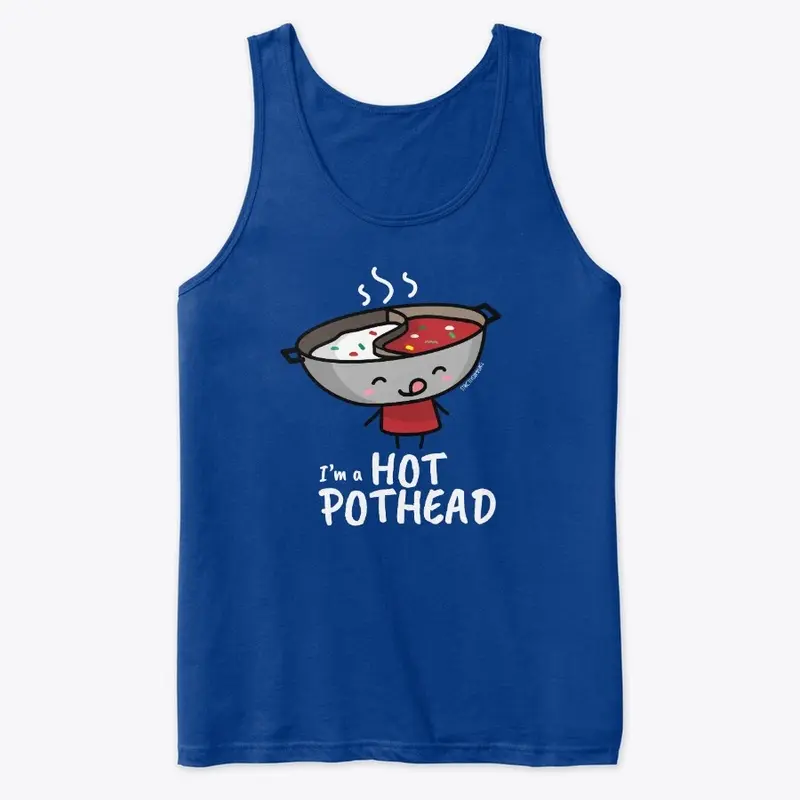 I'm a Hot Pothead Tank Tops (Dark)